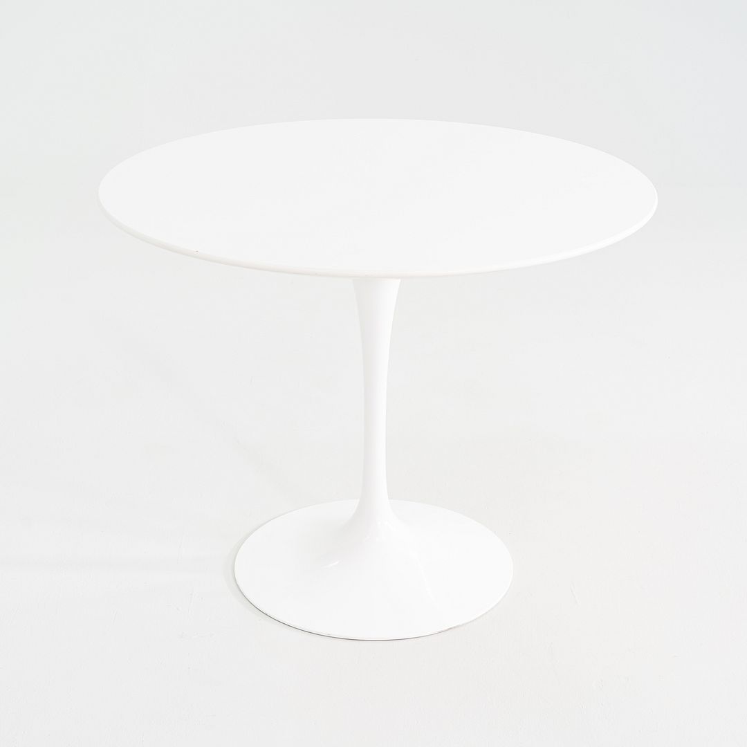 2019 Eero Saarinen for Knoll Tulip Dining Table with White Laminate 36" Top