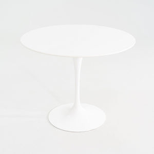 2019 Eero Saarinen for Knoll Tulip Dining Table with White Laminate 36" Top