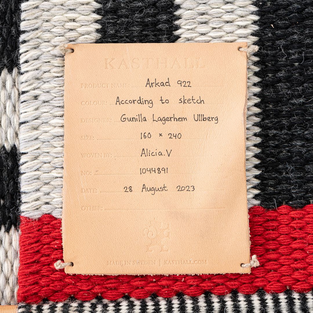 2023 Gunilla Lagerhem Ullberg for Kasthall Arkad Special Rug in Wool 160x240 cm