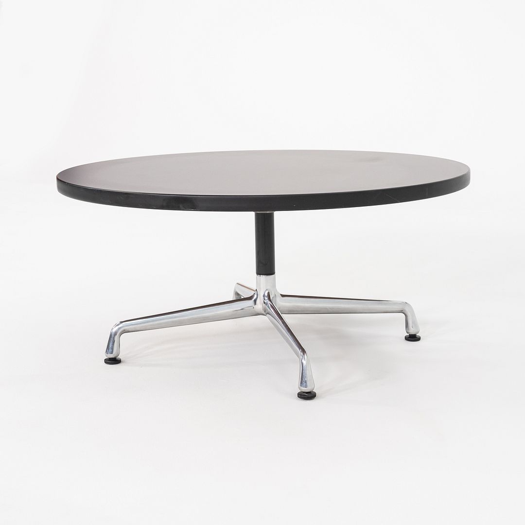 2010s Herman Miller 36 inch Eames Coffee Table in Black Laminate 2x Available