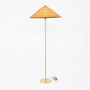 2024 Paavo Tynell for GUBI 9602 Floor Lamp "Chinese Hat" Wicker Shade 3x Avail