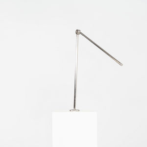 2020 Peter Bristol Juniper Thin Task Lamp w/ Desk Inset Satin Nickel 12+ Avail