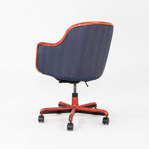 1986 Ward Bennett for Brickel Associates Executive Office Chair in Red 4x Avail