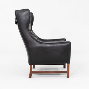 1960s Fredrik Kayser for Vatne Mobler of Norway Model 965H Lounge Chair in Black