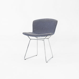 2011 Pair of Harry Bertoia for Knoll Wire Dining Side Chairs with Full Pads
