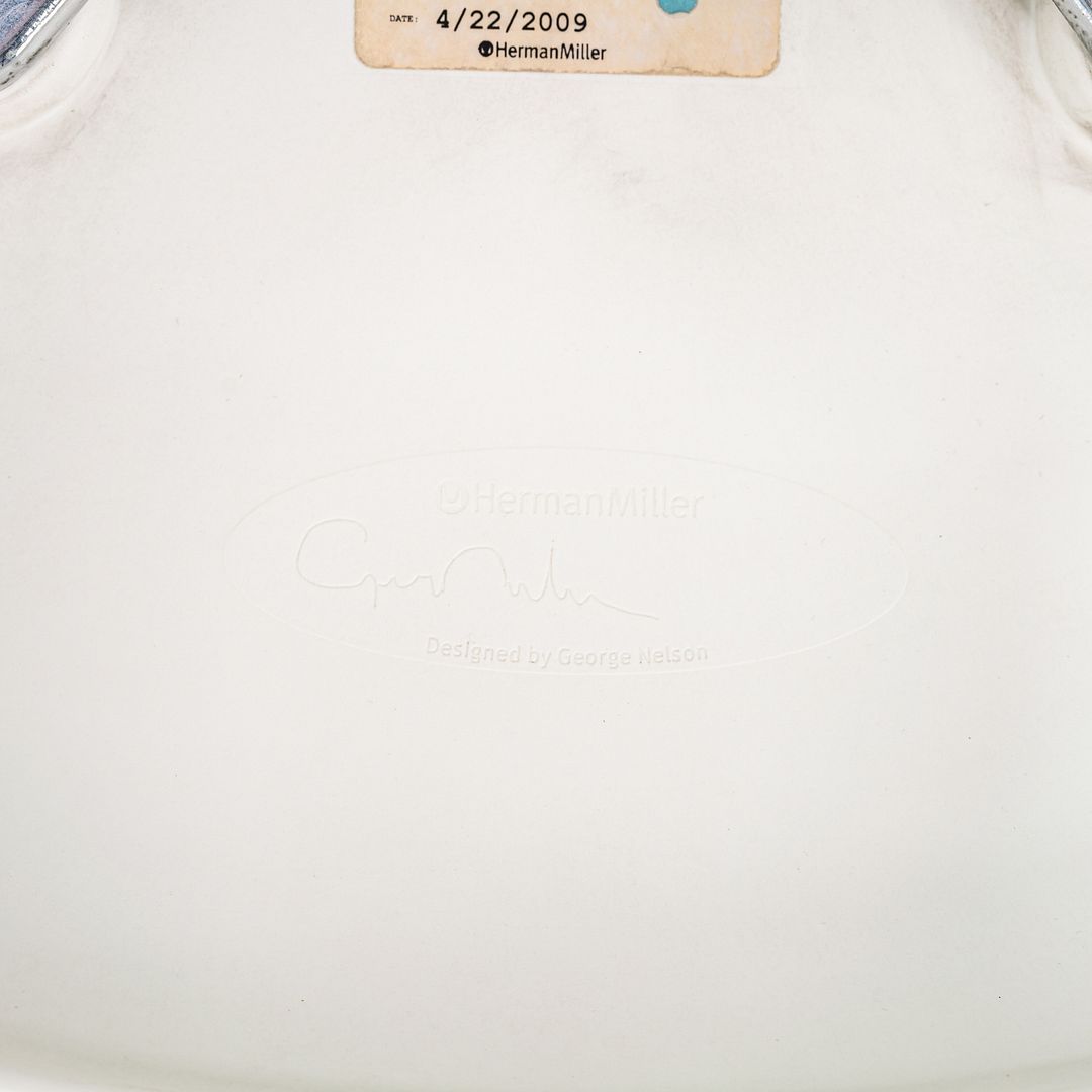 2009 George Nelson for Herman Miller Swag Leg Armchair in White 3x Available
