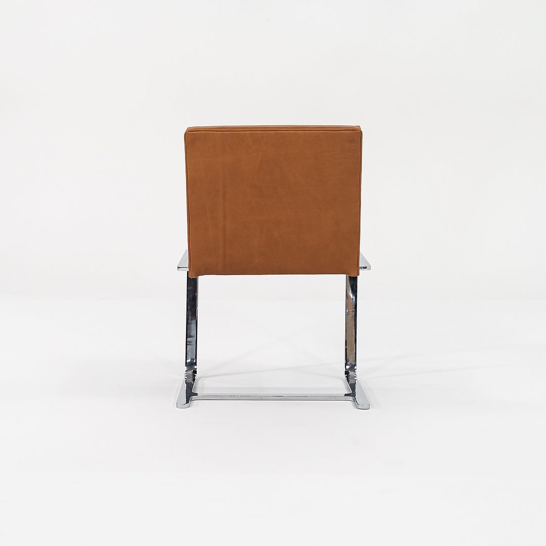 1970s Armless Brno Chair Mies van der Rohe for Knoll / Brueton / Gratz in Cognac