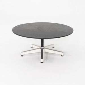1955 Eames Herman Miller Contract Base Occasional Table w/ Black Honed Stone Top