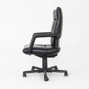 1991 Mario Bellini and Dieter Thiel for Vitra Figura Office Chair Black Leather