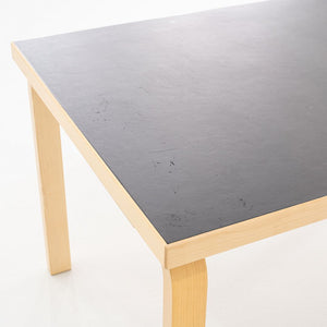 2012 Alvar and Aino Aalto for Artek Table 81B Dining Table / Desk Black 34x54"
