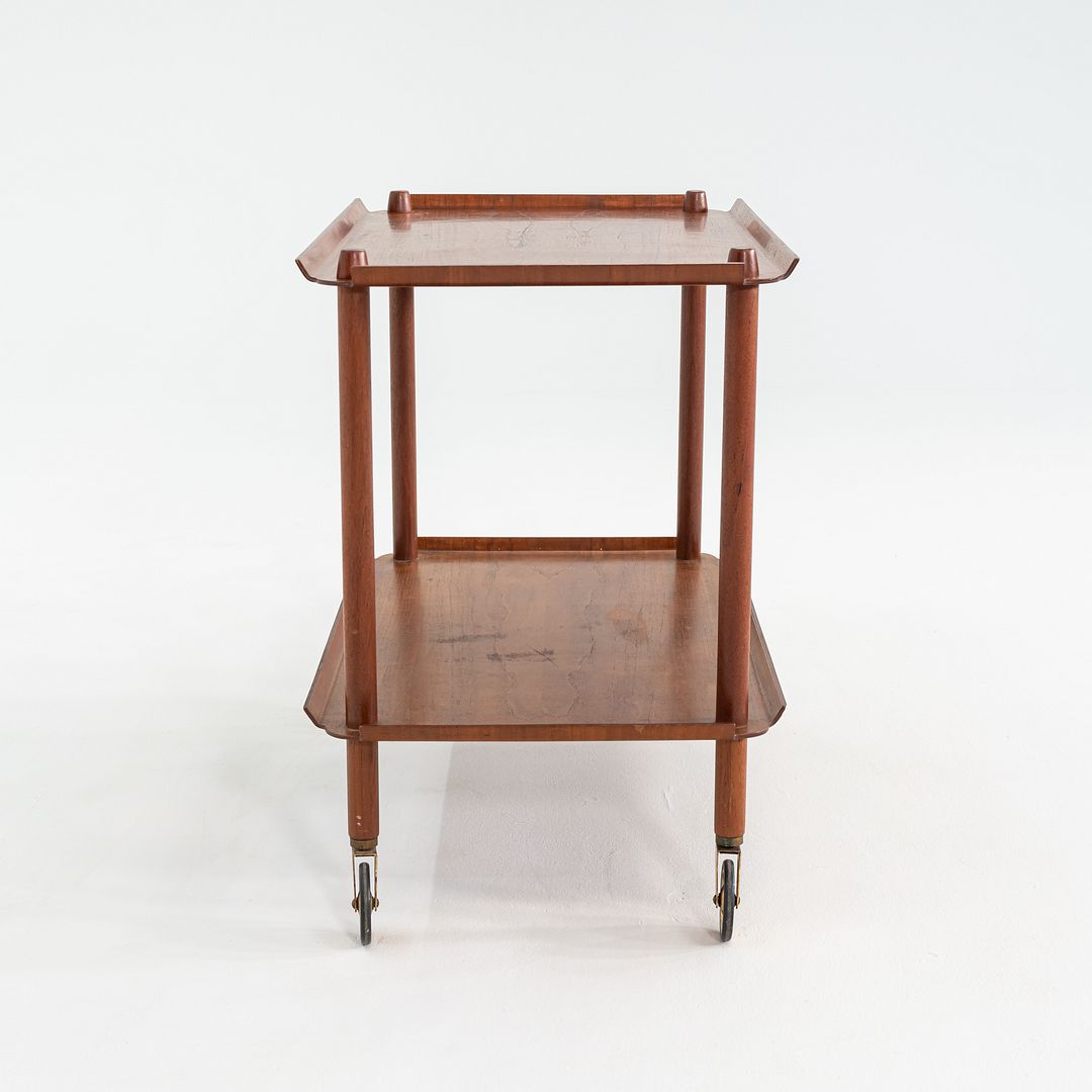 1960s Poul Hundevad for Vamdrup Teak Bar / Serving Cart in Teak Made in Denmark