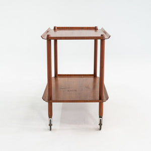 1960s Poul Hundevad for Vamdrup Teak Bar / Serving Cart in Teak Made in Denmark