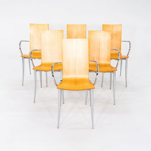 1990s Set of Six Philippe Starck for Driade Olly Tango Dining Arm Chairs