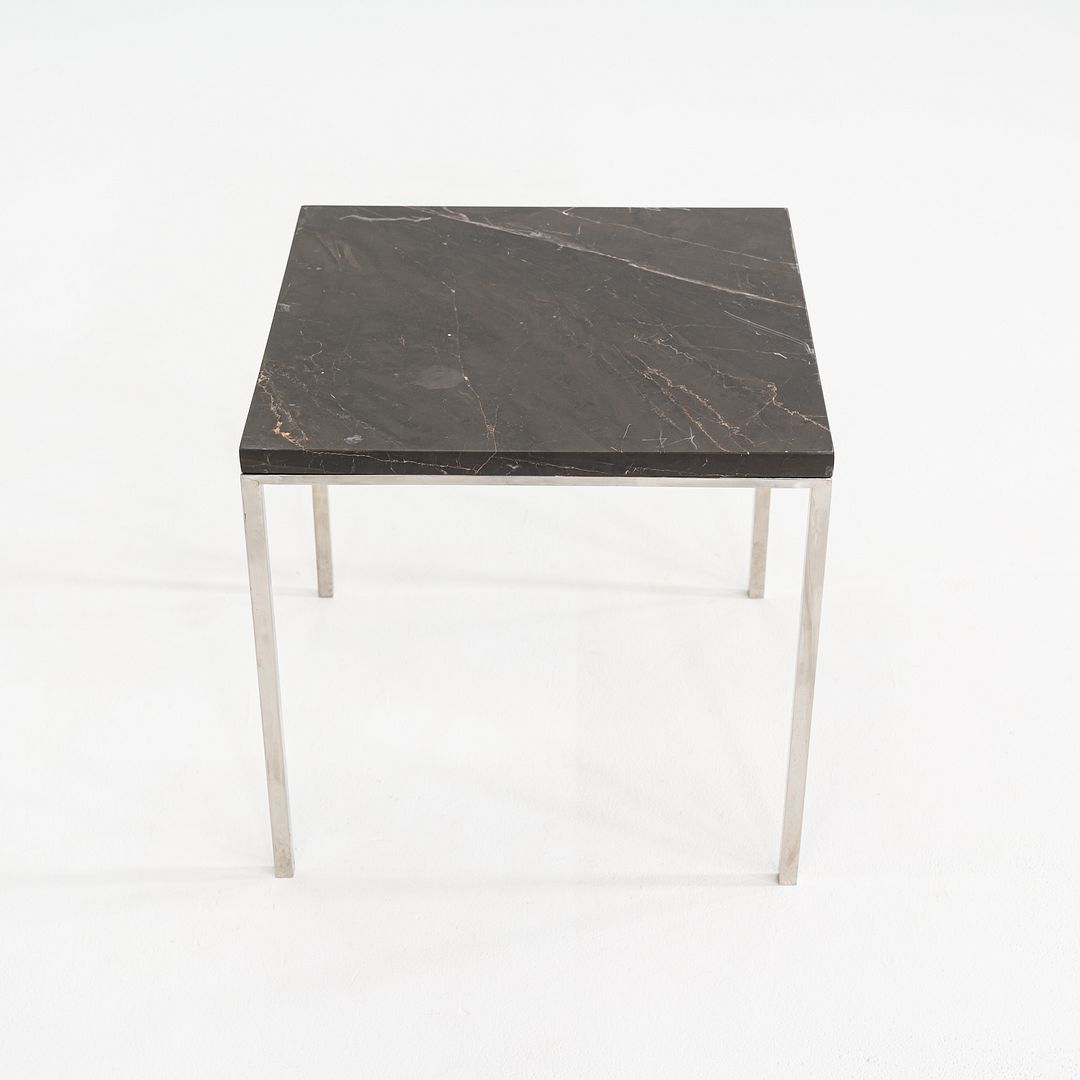 1966 Gordon Bunshaft & Davis Allen for SOM Marble & Steel Side Table Model TA-35