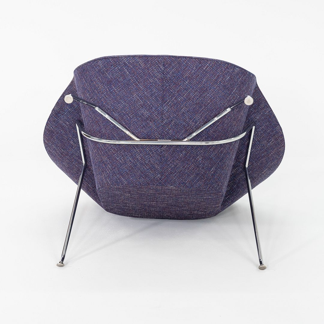 2023 Eero Saarinen for Knoll Full Size Womb Lounge Chair in Purple Upholstery