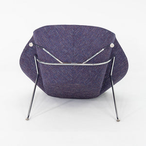 2023 Eero Saarinen for Knoll Full Size Womb Lounge Chair in Purple Upholstery