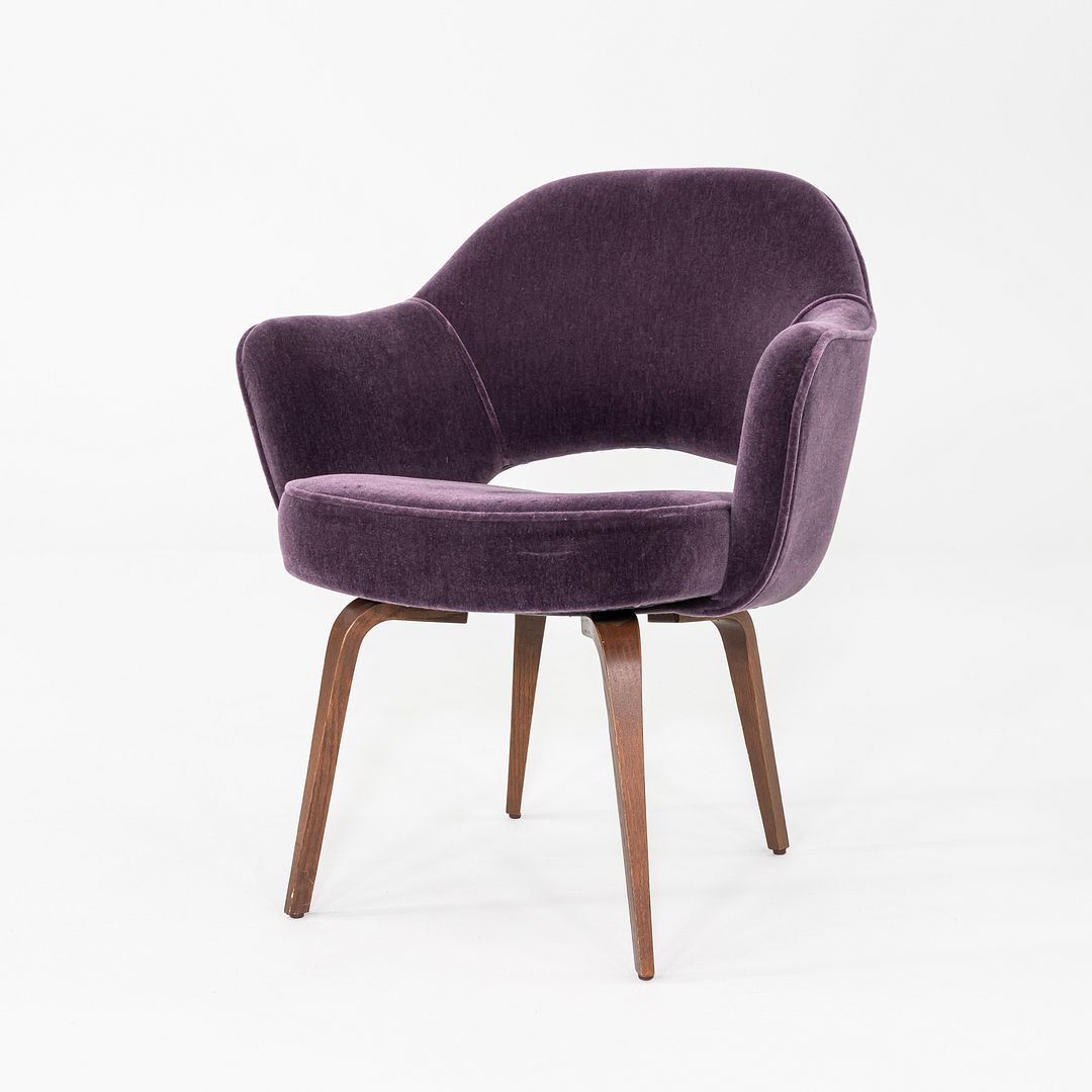 2018 Eero Saarinen for Knoll Executive Dining Arm Chairs in Purple 12+ Available