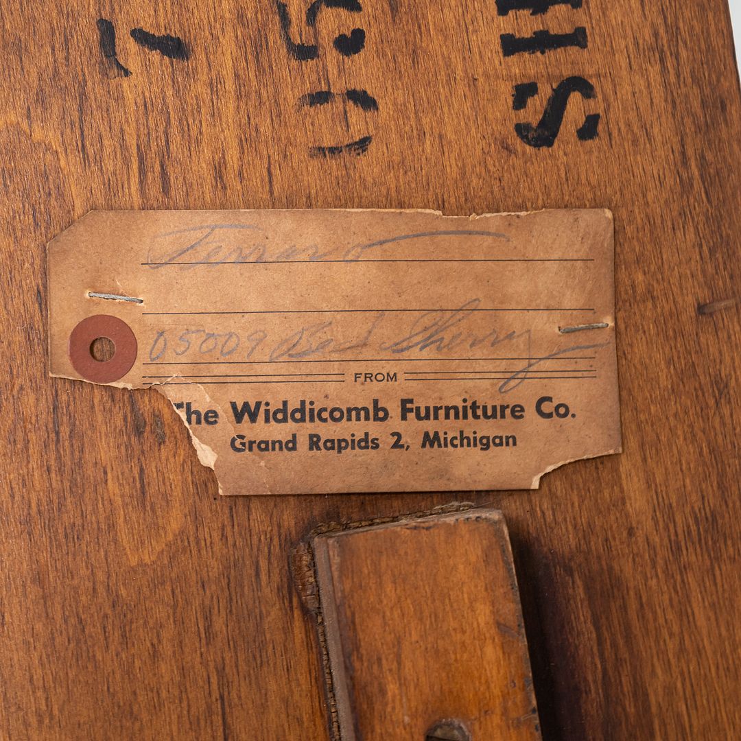 1950s T.H. Robsjohn Gibbings for Widdicomb King Size Headboard in Walnut 80x35