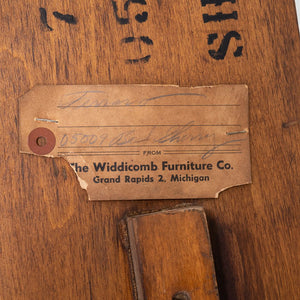 1950s T.H. Robsjohn Gibbings for Widdicomb King Size Headboard in Walnut 80x35