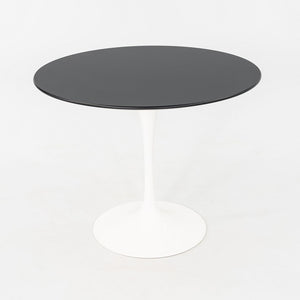 2023 Eero Saarinen Knoll Tulip Dining Table Top 35" Round in Black Laminate