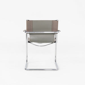 1970s Mart Stam for Matteo Grassi MG6 Arm Chair in Chrome with Grey Leather