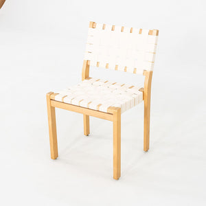 1980s Pair of Alvar & Aino Aalto for Artek 611 Stacking Dining / Side Chairs