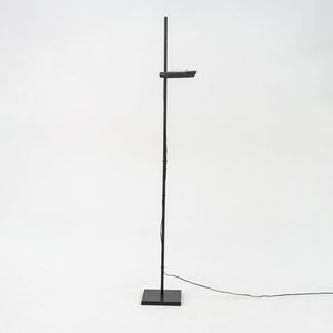 1980s Postmodern Lite Source Floor Lamp in Black for Underwriters Laboratories
