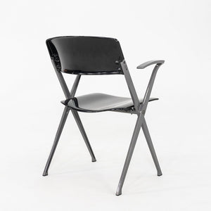 2007 Emilio Ambasz for Knoll Visor Stacking Dining Arm Chair in Black 25x Avail