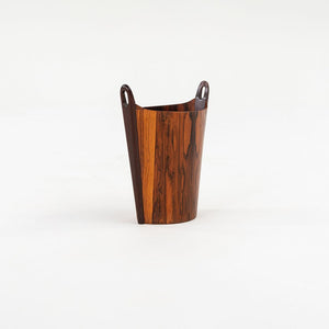 1963 Brazilian Rosewood Waste Basket Einar Barnes for P.S. Heggen Made in Norway