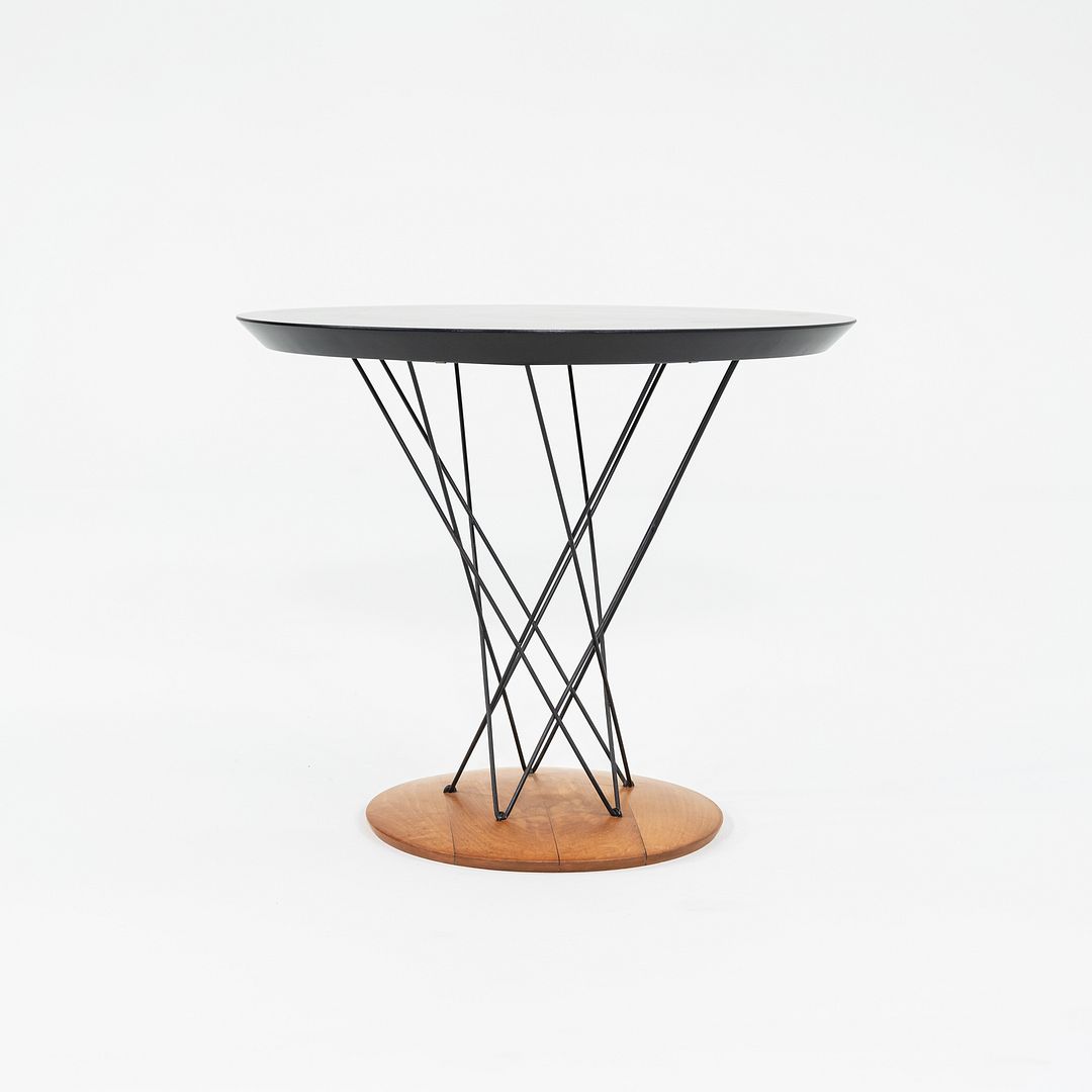 1950s Isamu Noguchi for Knoll Children's Cyclone Table with 24" Black Top, Model 87