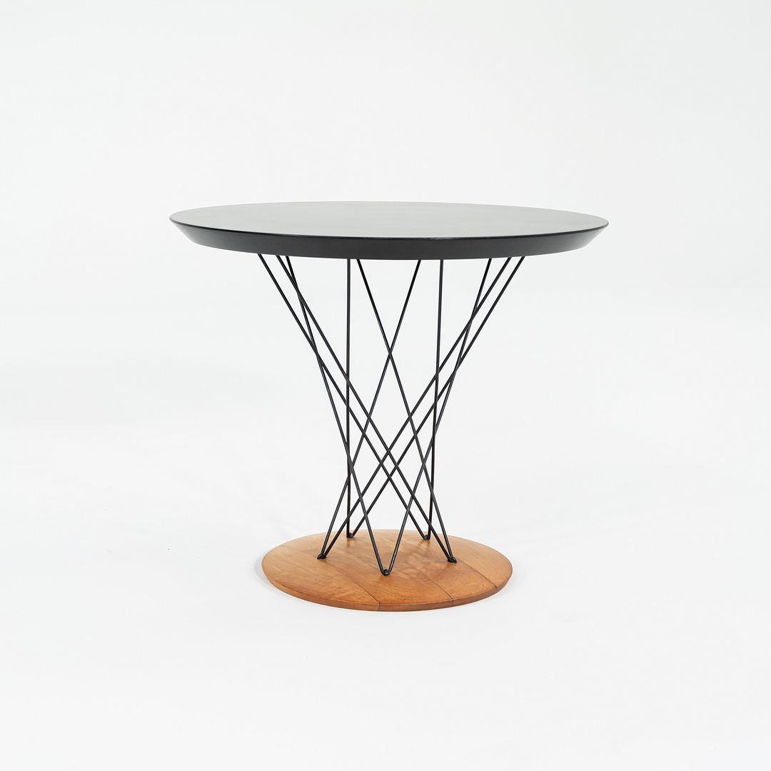 1950s Isamu Noguchi for Knoll Children's Cyclone Table with 24" Black Top, Model 87