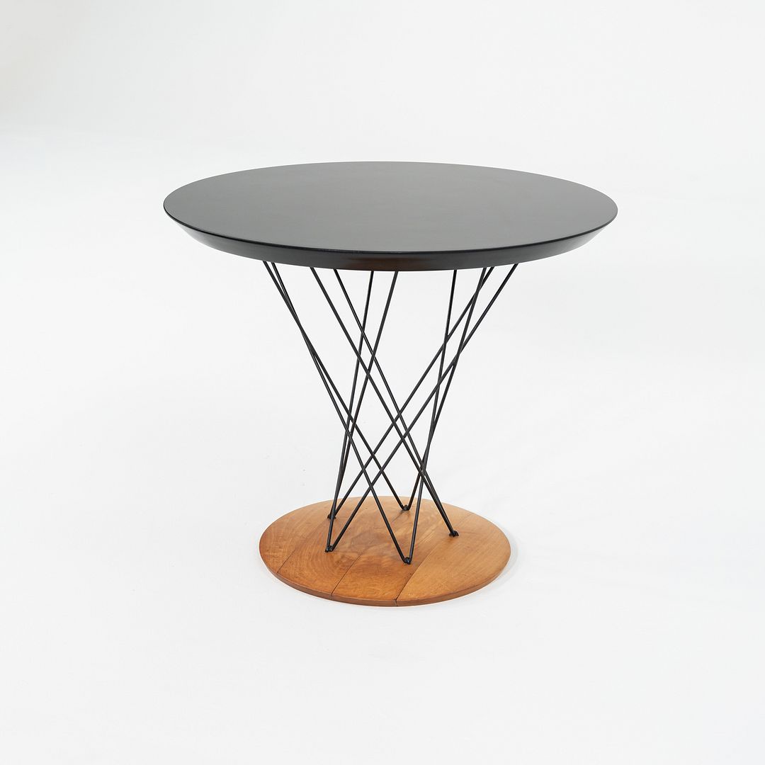 1950s Isamu Noguchi for Knoll Children's Cyclone Table with 24" Black Top, Model 87