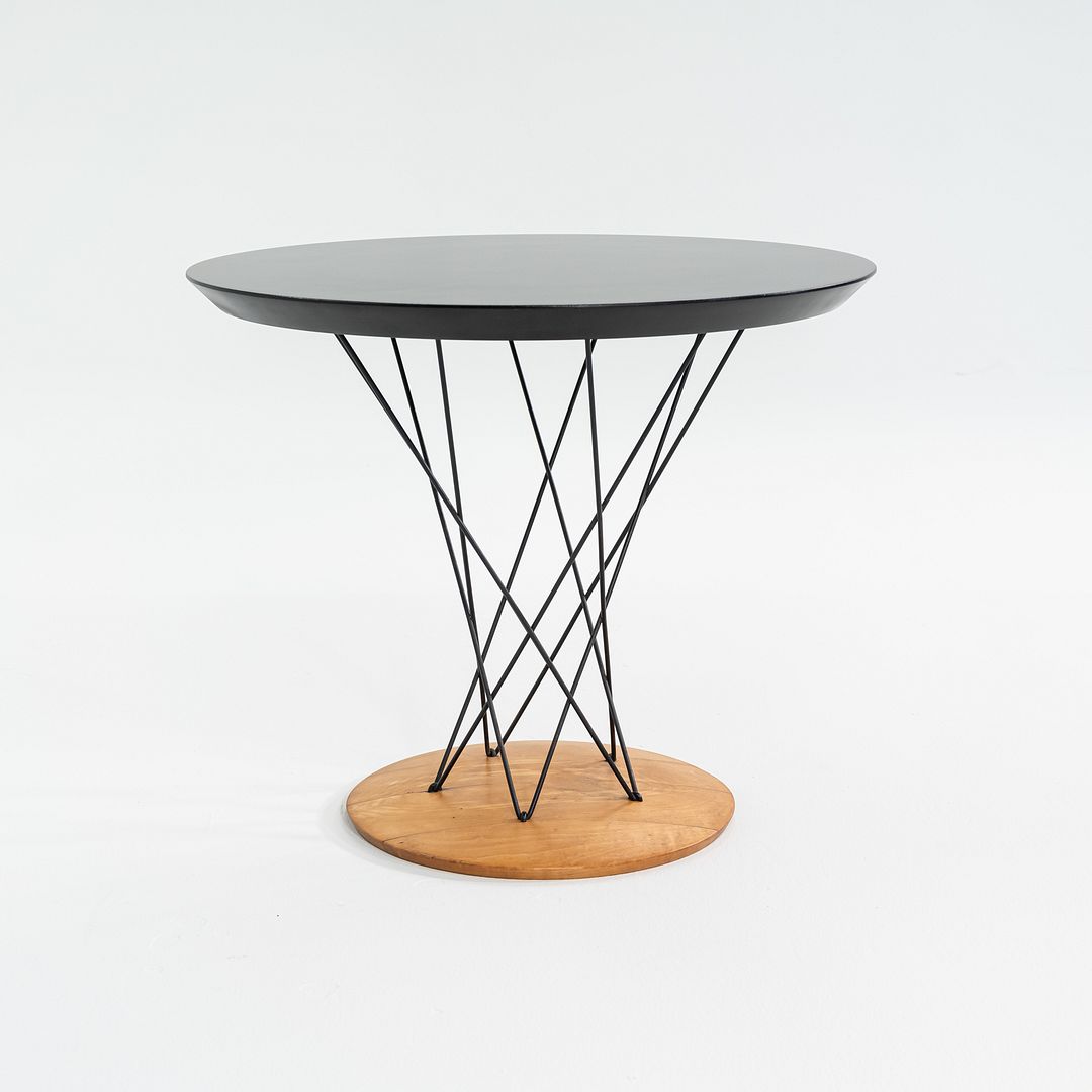 1950s Isamu Noguchi for Knoll Children's Cyclone Table with 24" Black Top, Model 87