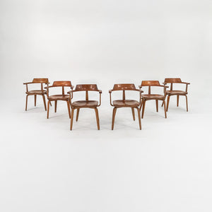 SOLD 1951 Set of 6 Vintage Walter Gropius W199 Dining Chairs by Thonet manufactured