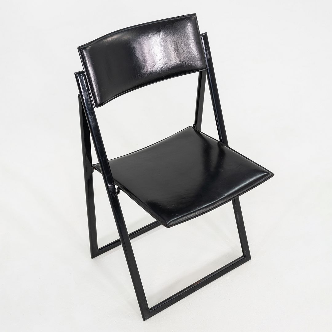 1980s Set of Six A. Ricciardi & G. Salvini Matteo Grassi Garina Folding Chairs