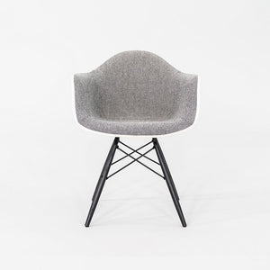 2022 Herman Miller Eames DAW Dining Chair Grey Fabric Upholstery & Eiffel Base