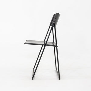 1980s Set of Six A. Ricciardi & G. Salvini Matteo Grassi Garina Folding Chairs
