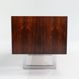 SOLD 1960s Four Position Credenza Cabinet by Bodil Kjaer for CI Designs in Chromed Steel and Brazilian Rosewood
