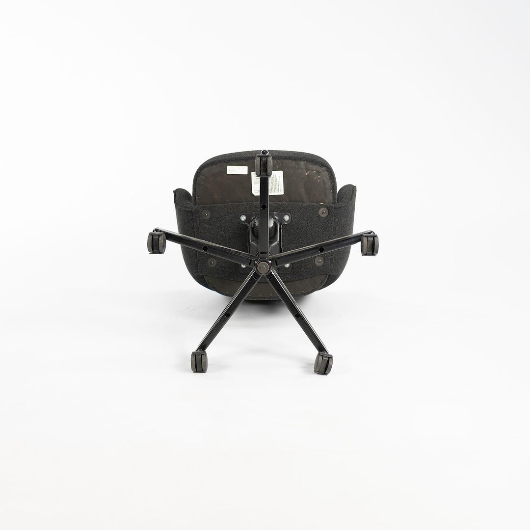SOLD 2001 Saarinen Executive Armchair with 5-Star Base, Model 71S by Eero Saarinen for Knoll Steel, Plastic, Foam, Fabric
