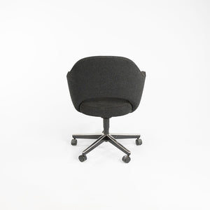 SOLD 2001 Saarinen Executive Armchair with 5-Star Base, Model 71S by Eero Saarinen for Knoll Steel, Plastic, Foam, Fabric