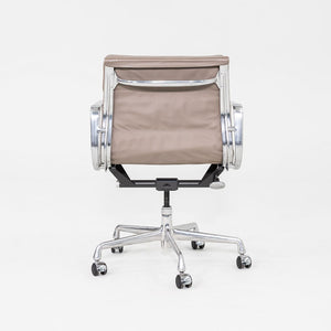 2007 Herman Miller Eames Soft Pad Management Desk Chair Greige Leather 4x Avail