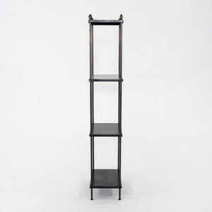 WYETH Regency-Style Antique Etagere Crafted in Zinc-Coated Galvanized Steel