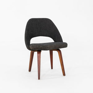 1960s Eero Saarinen for Knoll Armless Executive Dining Chair with Wooden Legs