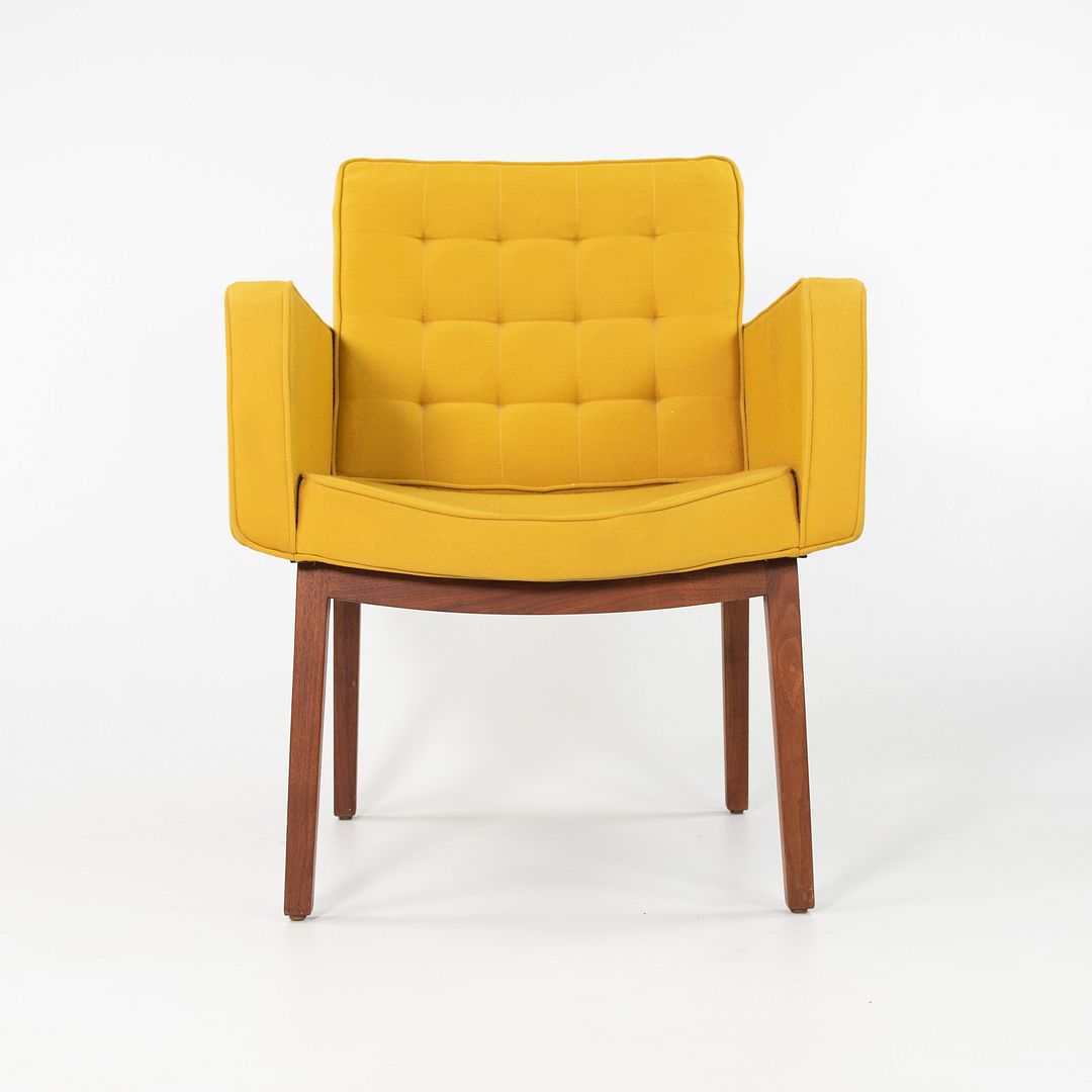 SOLD 1960s Cafiero Armchairs by Vincent Cafiero for Knoll in Yellow Fabric