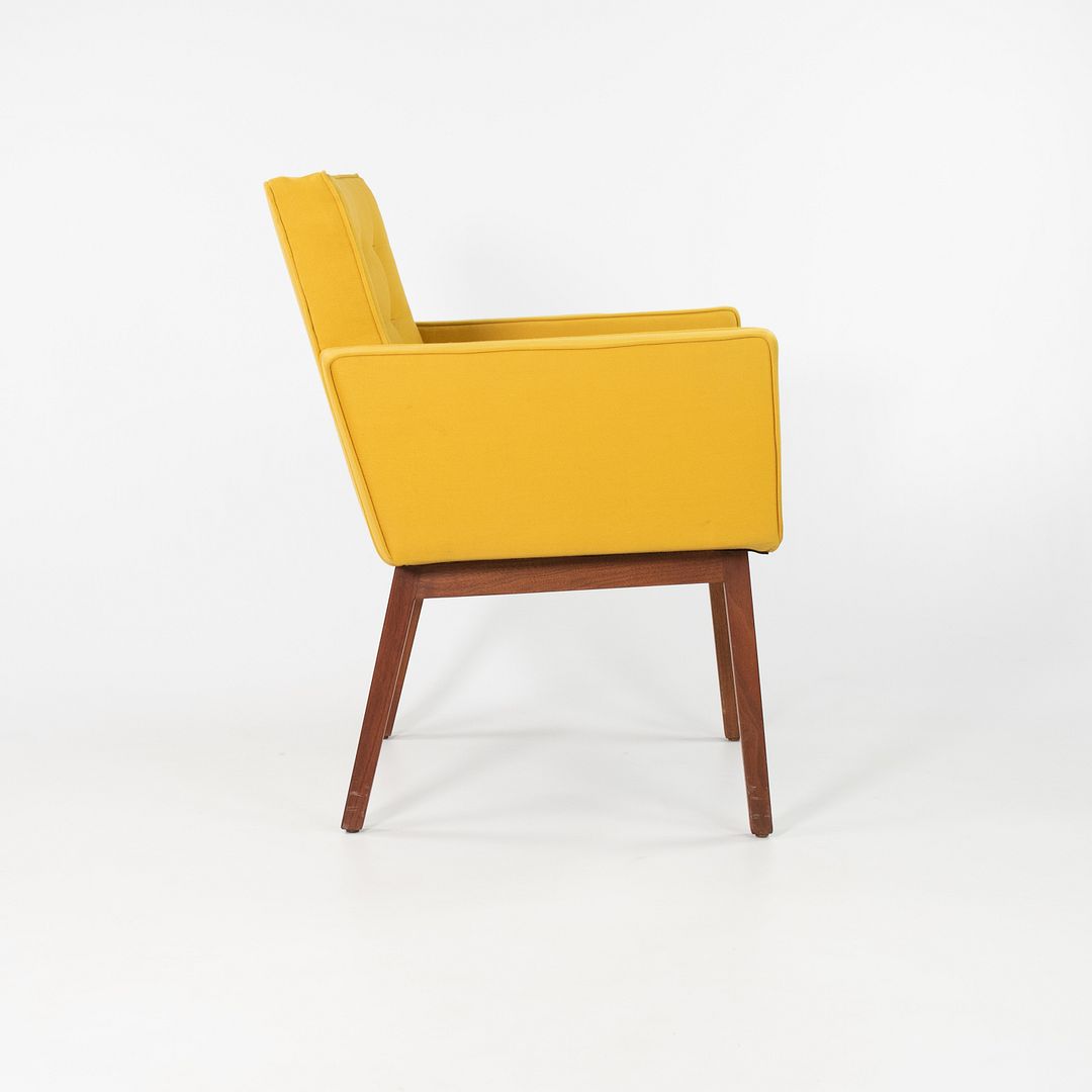 SOLD 1960s Cafiero Armchairs by Vincent Cafiero for Knoll in Yellow Fabric