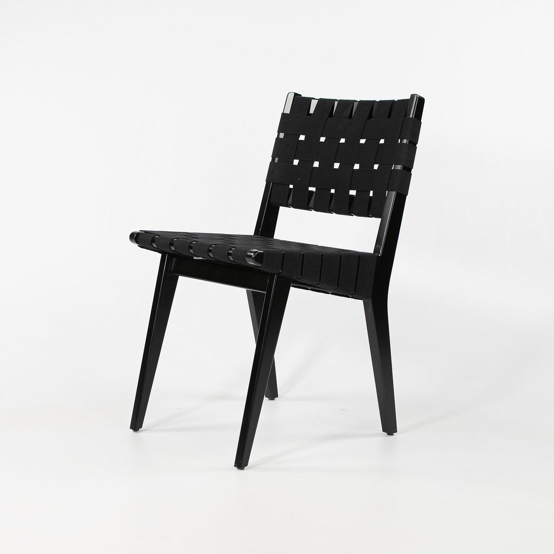 2021 Model 666C-WB Dining Chair by Jens Risom for Knoll in Ebonized Maple