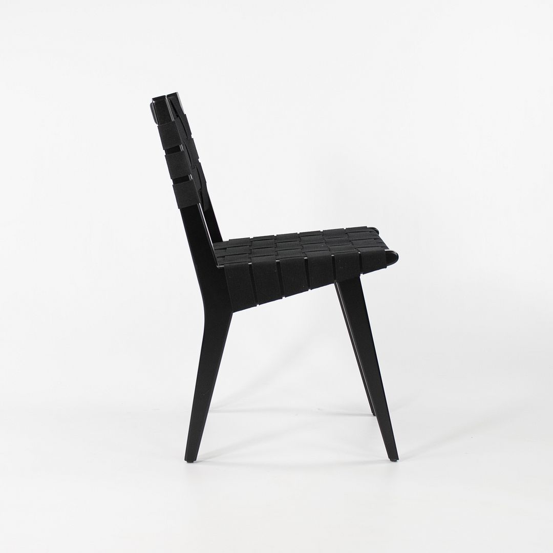2021 Model 666C-WB Dining Chair by Jens Risom for Knoll in Ebonized Maple