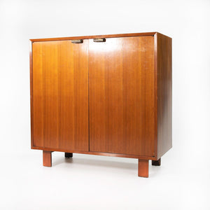 1950 Basic Cabinet Series Two-Door Cabinet by George Nelson for Herman Miller in Walnut