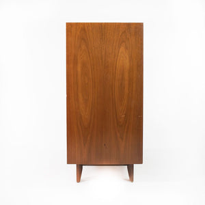 1950 Basic Cabinet Series Two-Door Cabinet by George Nelson for Herman Miller in Walnut