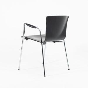 2000s Set of Three Vico Magistretti for DePadova "Cirene" Armchairs with Ebonized Wood Seats